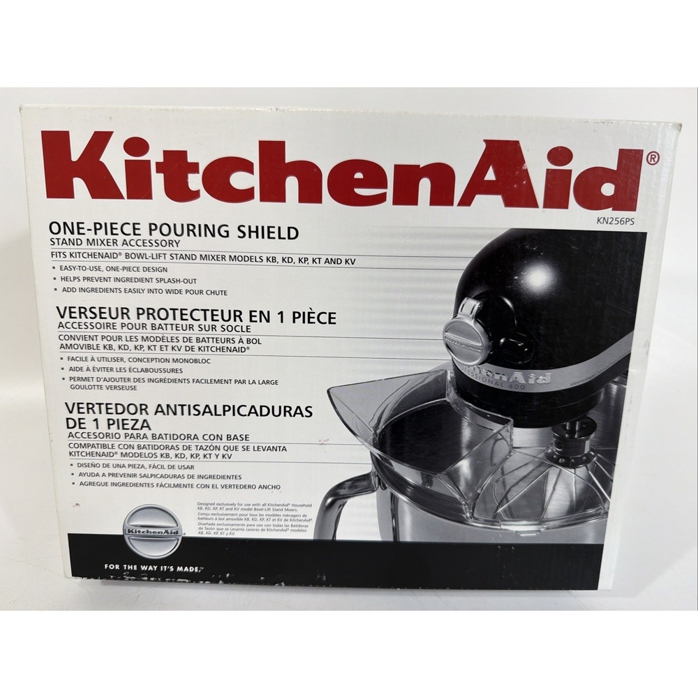 KitchenAid KN256PS Plastic Pouring Shield For Countertop Mixer